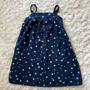 GAP 6/7 small 4th of July dress stars girls navy